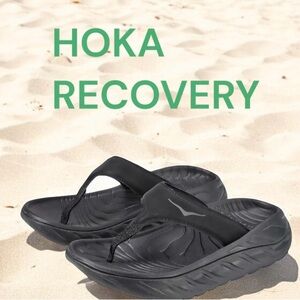 HOKA ONE ONE ORA RECOVERY SANDAL FLIP FLOPS MEN’s size 8 women’s 9.5 wide
